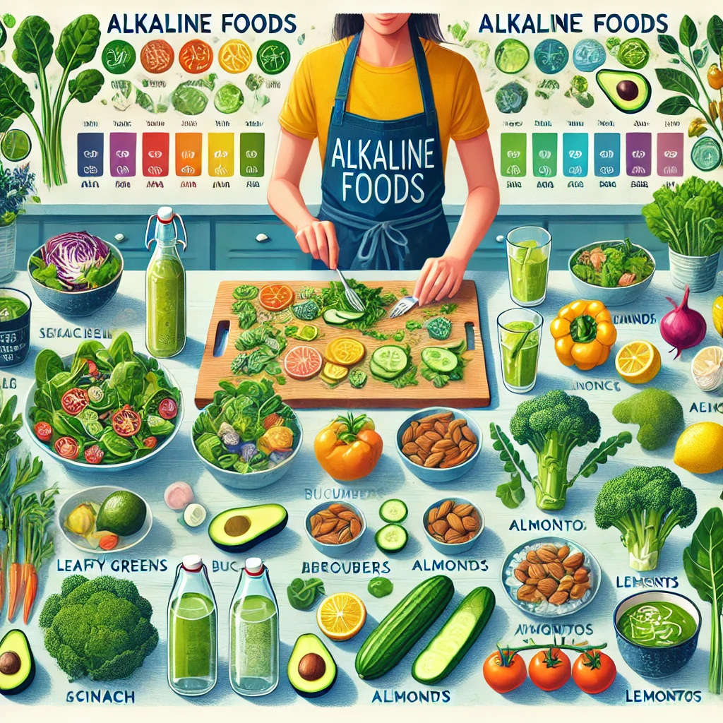 알칼리성 식품 중심 식단 구성법