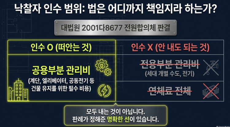 낙찰자 인수 범위 : 법은 어디까지 책임지라 하는가?