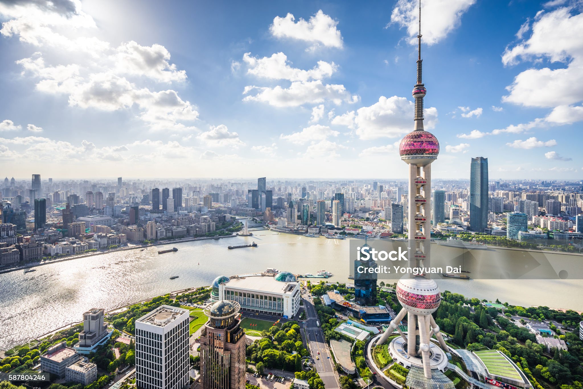 상하이의 고층 빌딩