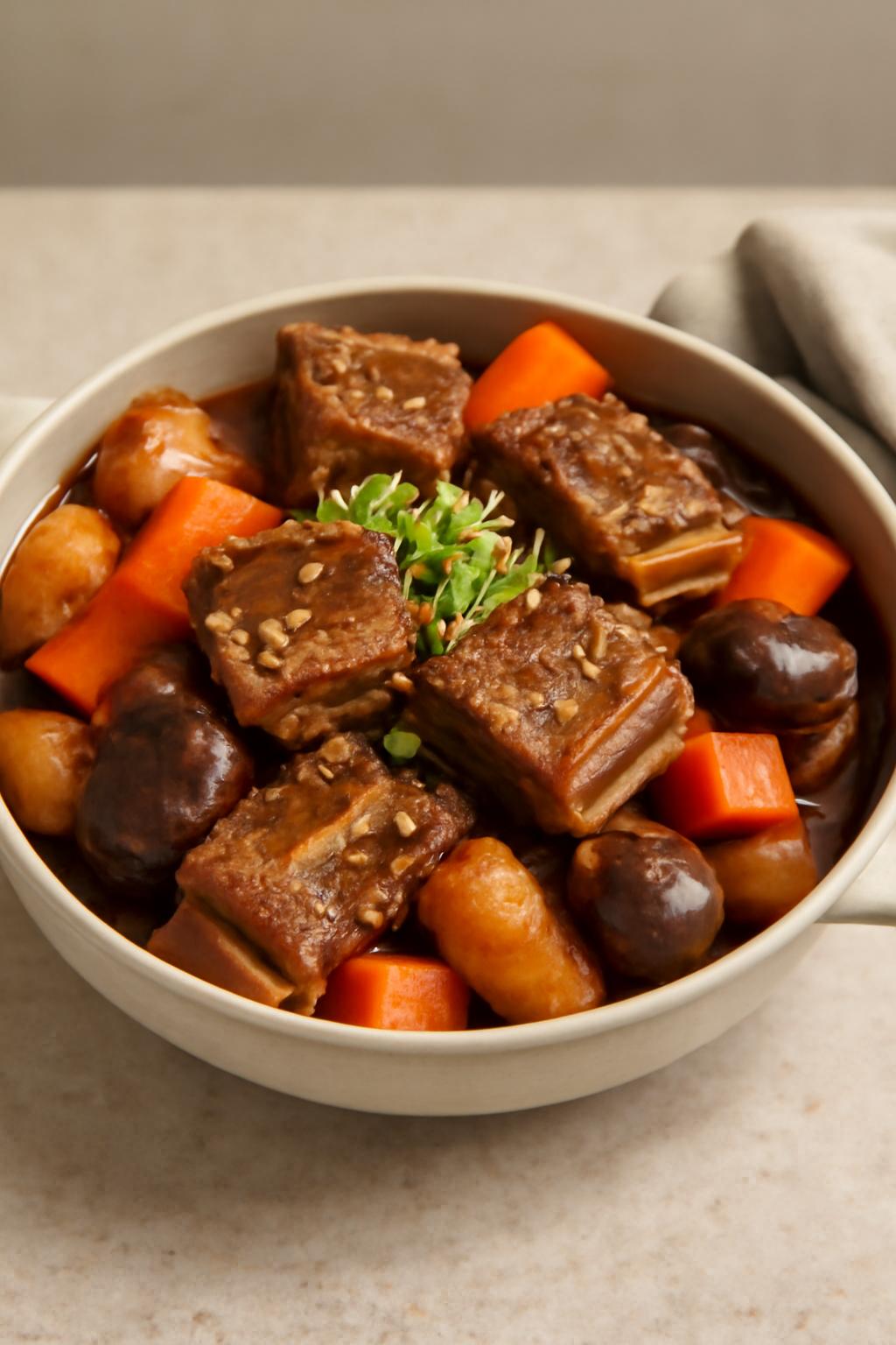 소갈비찜 만드는법~ 남편생일메뉴 압력솥갈비찜