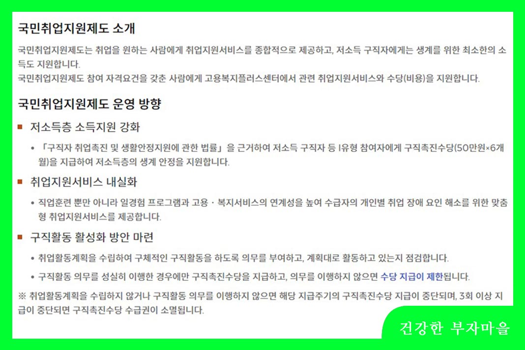 국민취업지원제도란?