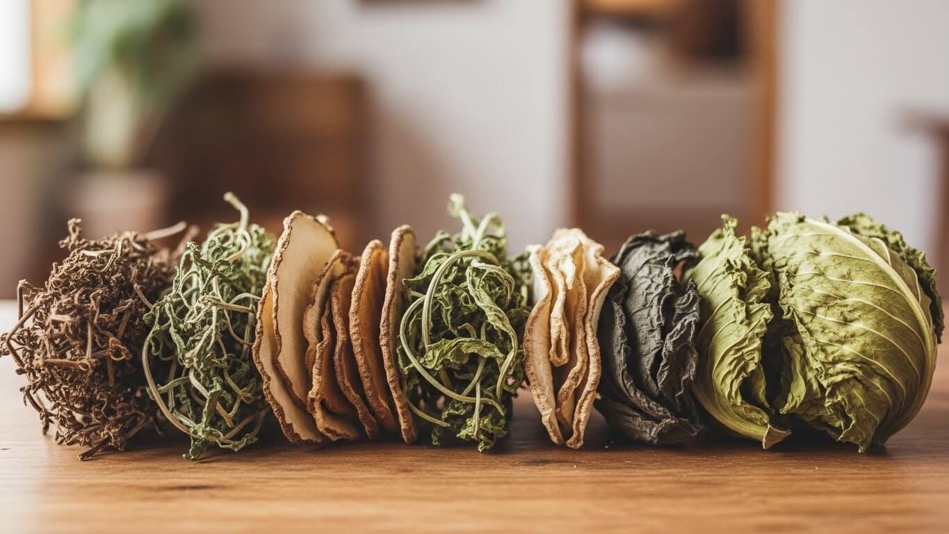 겨울철 건나물 효능 정리 (건강, 장건강, 면역력)