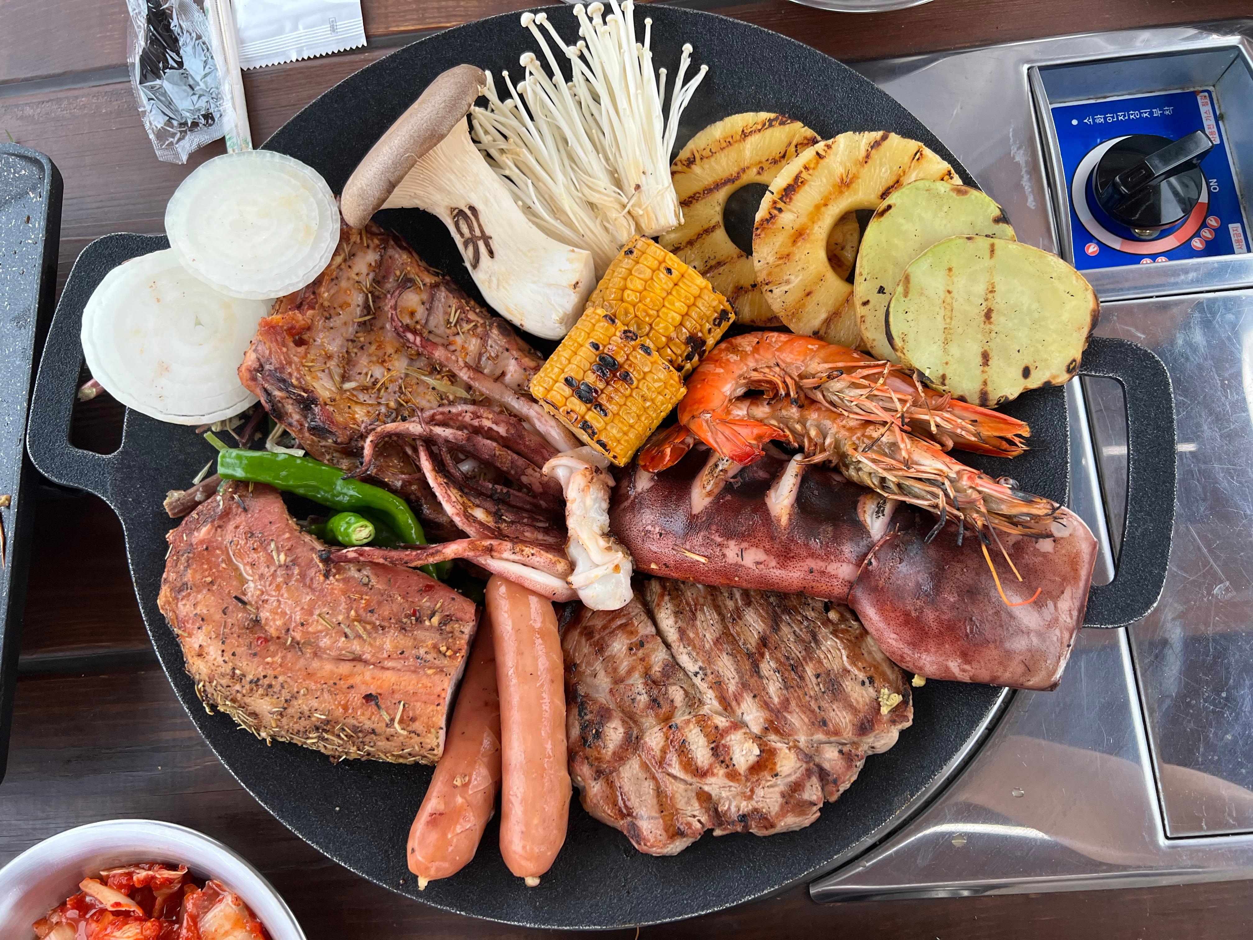 헤이스테이, 항아리바베큐플래터