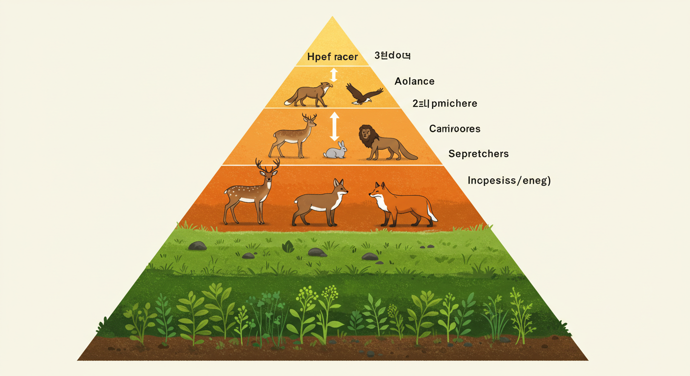 풀부터 사자까지! 생태계 피라미드로 보는 먹이사슬의 비밀