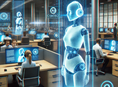 AI와 일자리 대체 관련 이미지