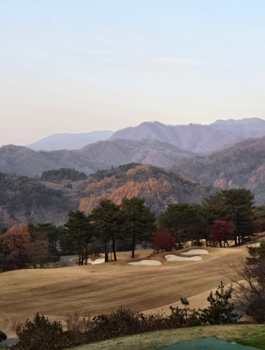 벙커가 보이는 코스
