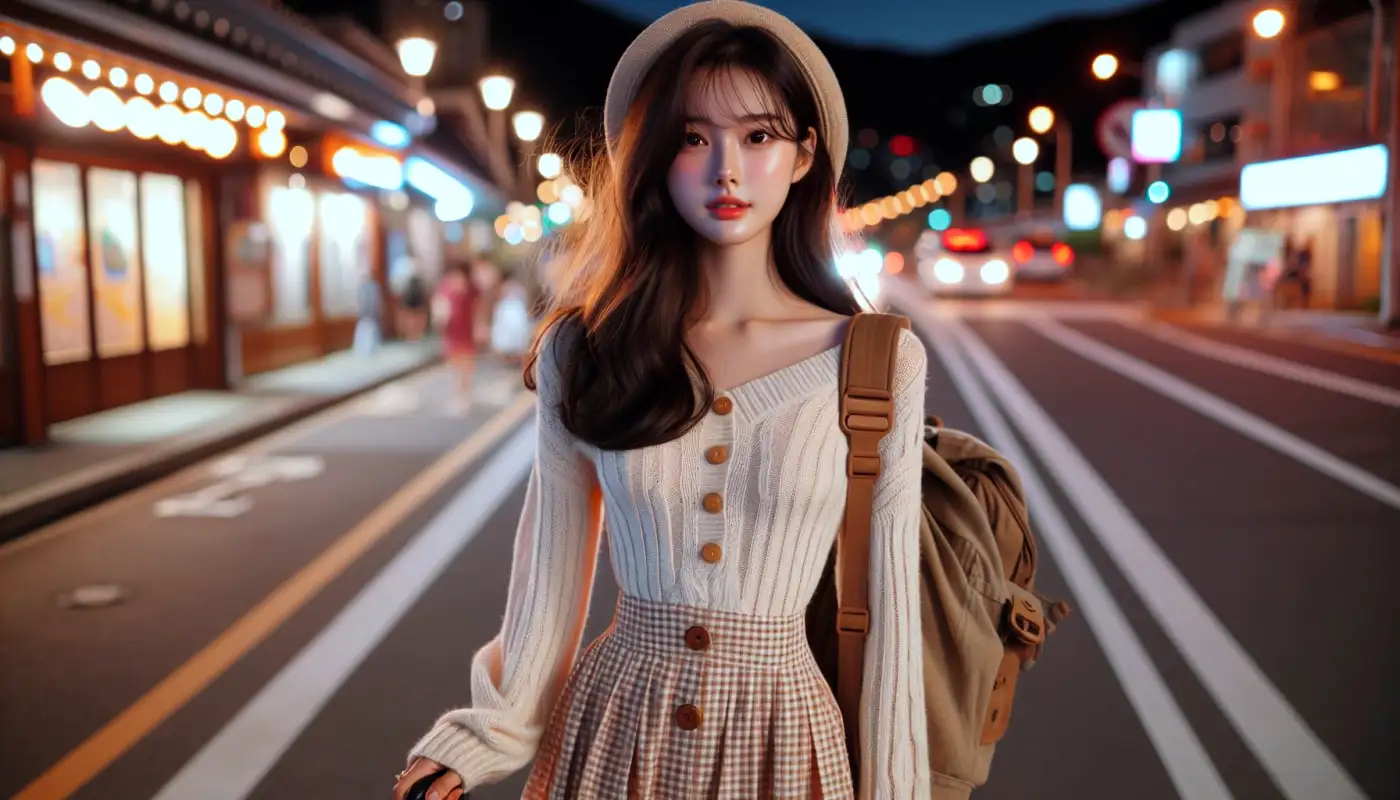 제주도-여행지-알아보고-관광하는-여성의-모습