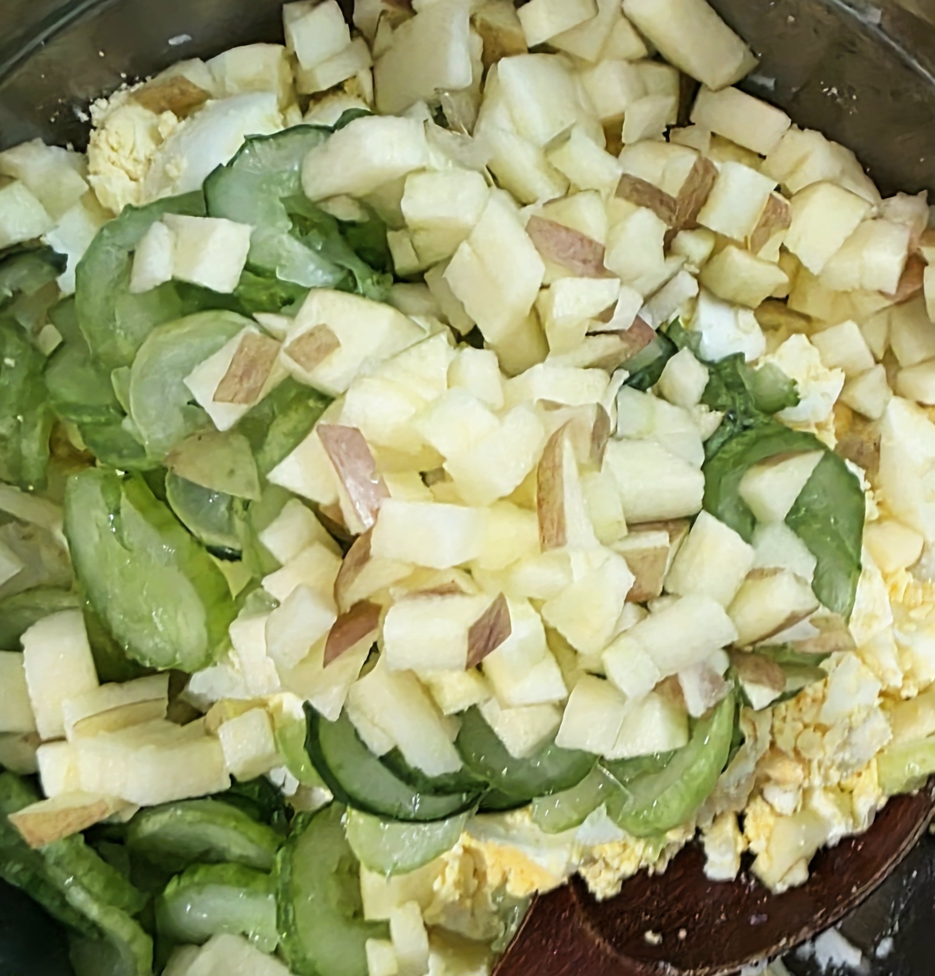 사과도-섞어줍니다.