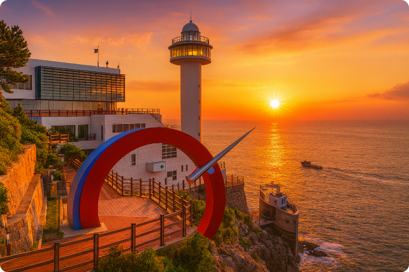 부산 태종대 새해 일출 해돋이 명소+AI 이미지/ 출처: 부산비짓