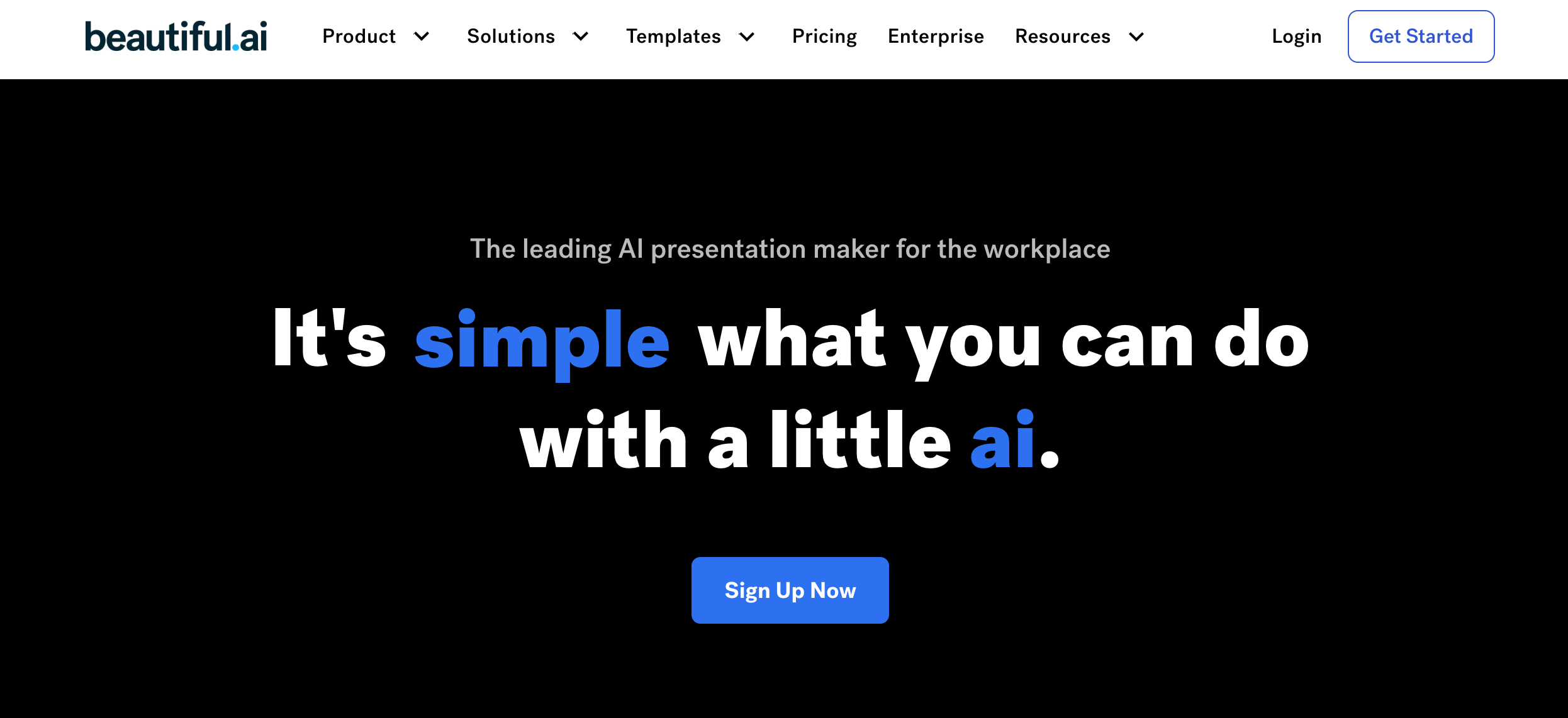 Beautiful.ai (자동 레이아웃 & 디자인 제안)