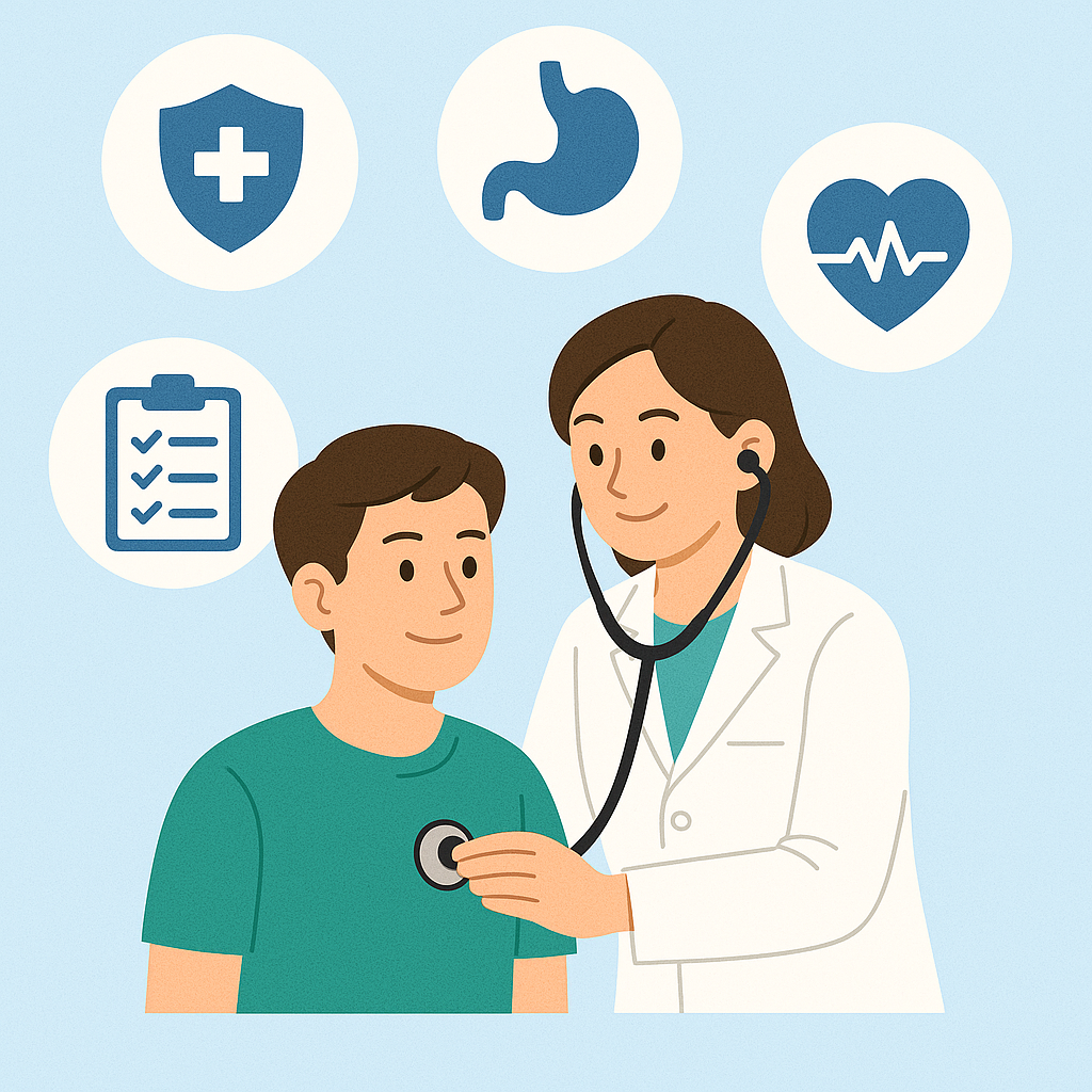 건강검진 받는 나의 모습