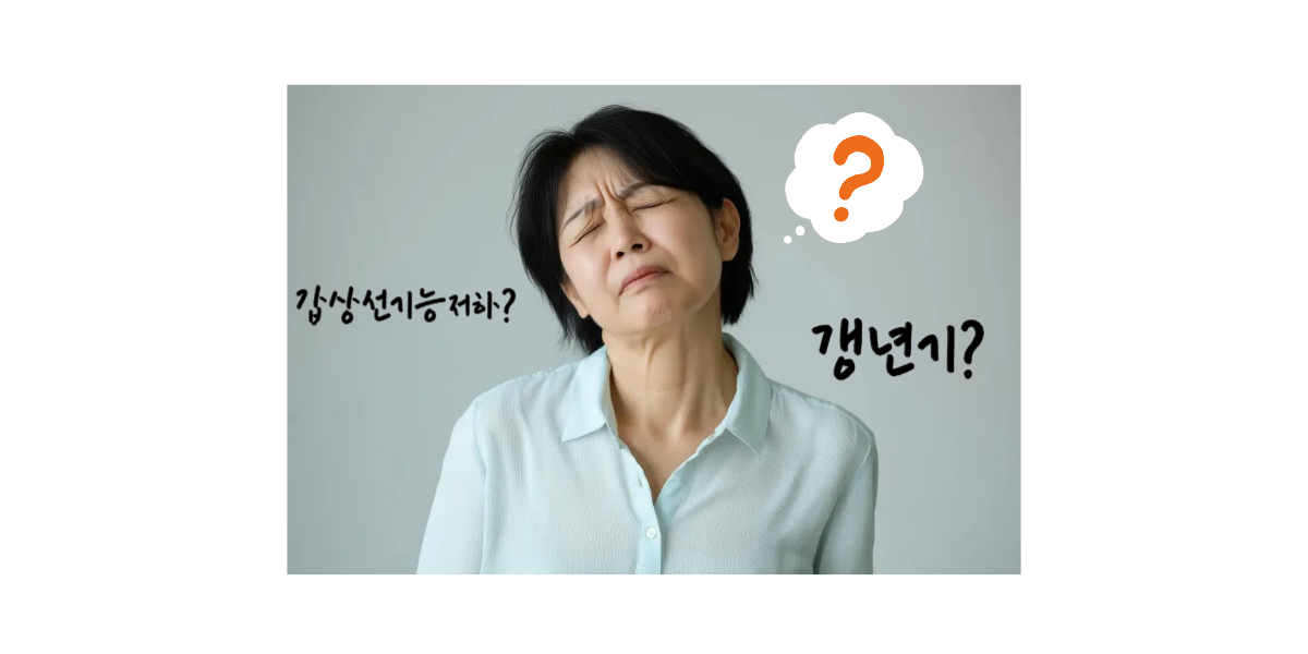 갱년기와 갑상선기능저하증