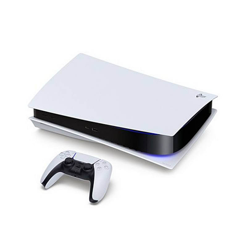하얀색의-플레이-스테이션의-모습