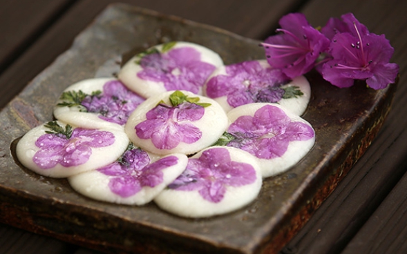 한국의 떡 종류 화전-화전 만들기