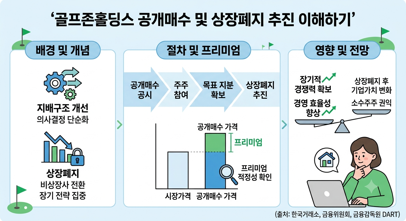 골프존홀딩스 (공개매수, 프리미엄, 기업가치)
