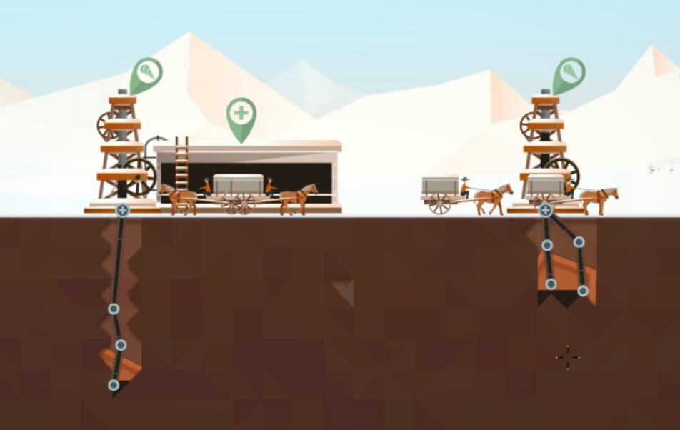 운반마와 석유 저장고