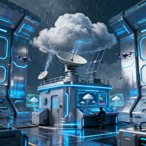 AI가 만든 인공강우 이미지2