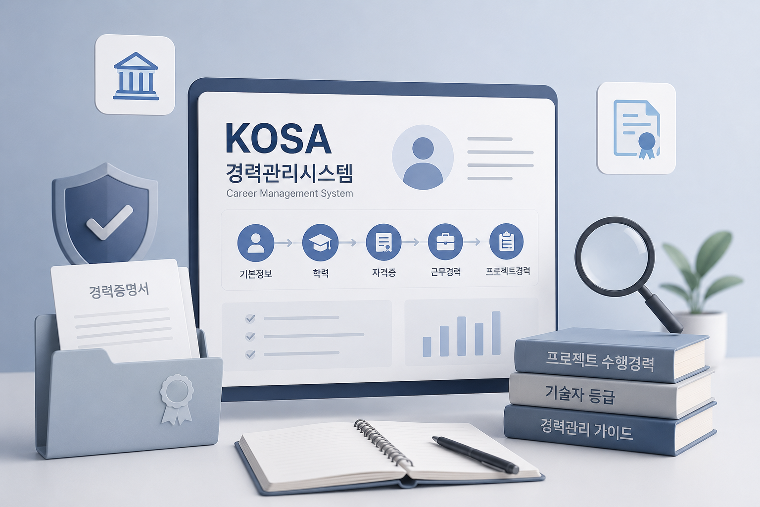 KOSA 경력등록 방법