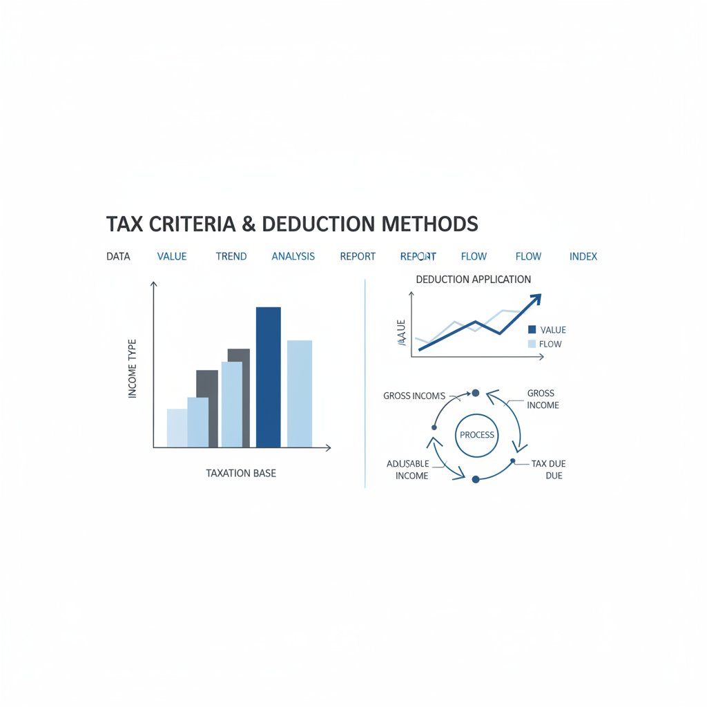 소득 유형별 과세 기준 및 공제 적용 방식