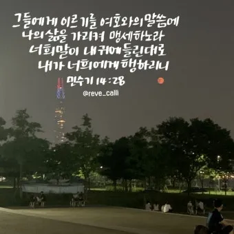 가나안 땅 이스라엘 민수기 13장_18