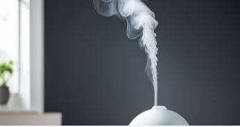 가습기 청소 모습