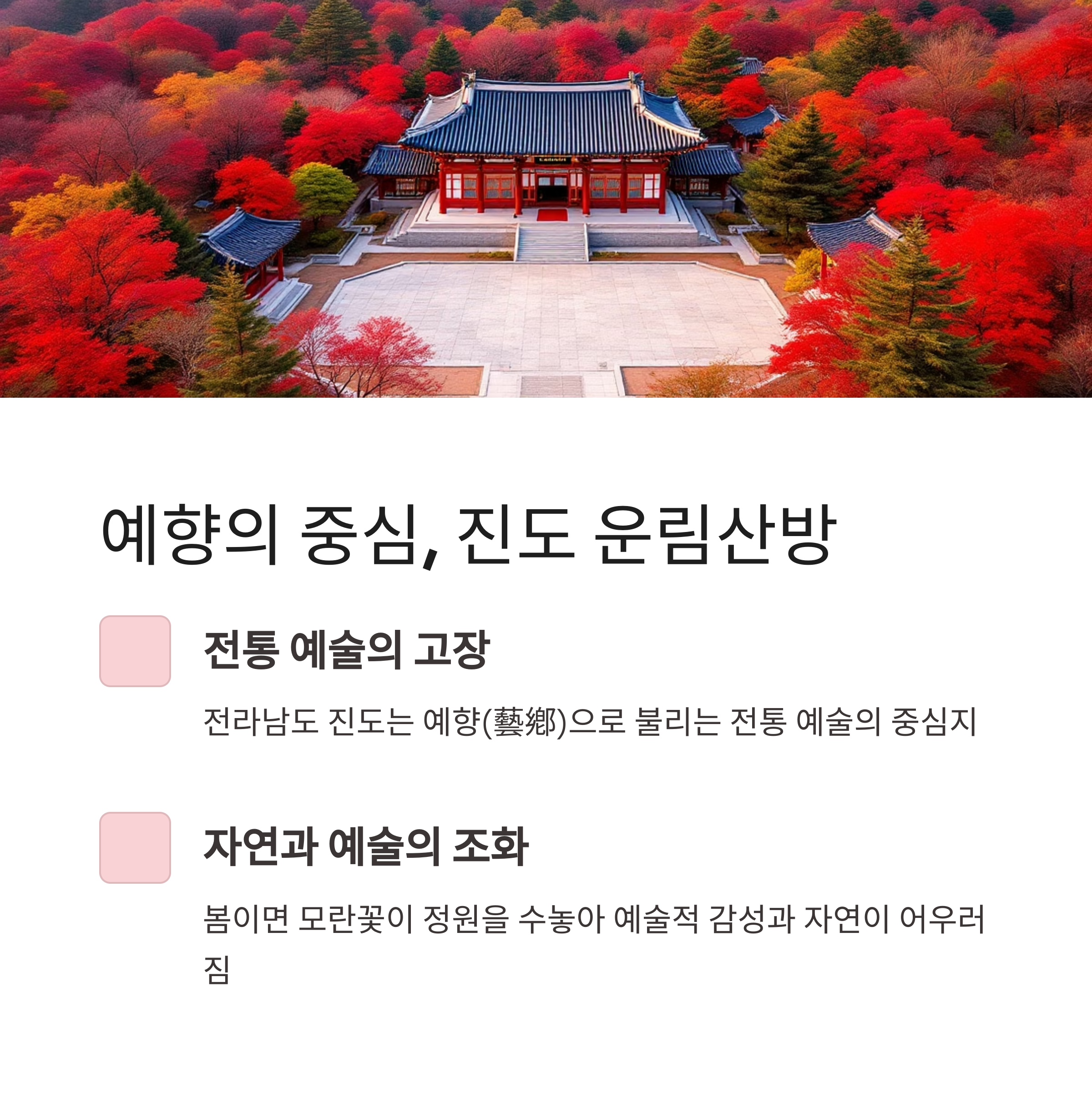 운림산방 예술정원에서 만나는 진도의 모란꽃 풍경