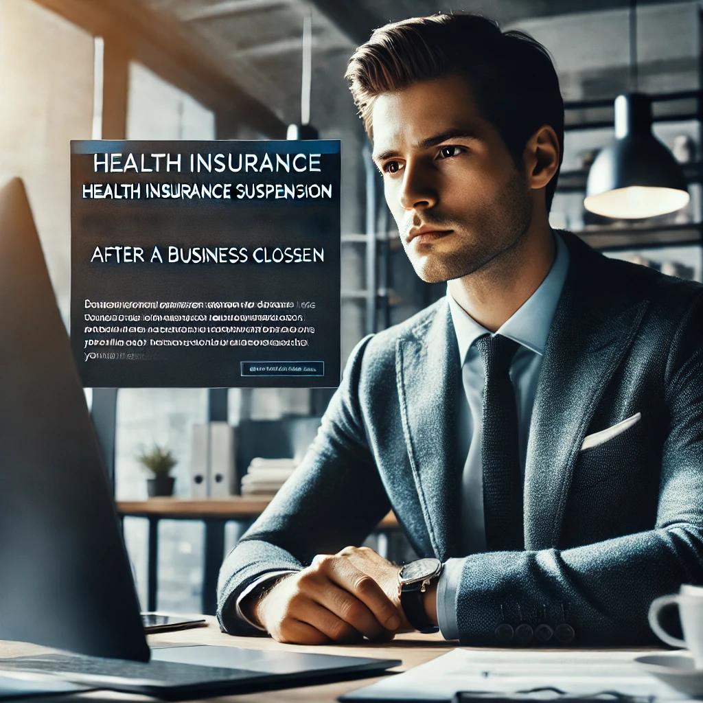 폐업 건강보험 정지