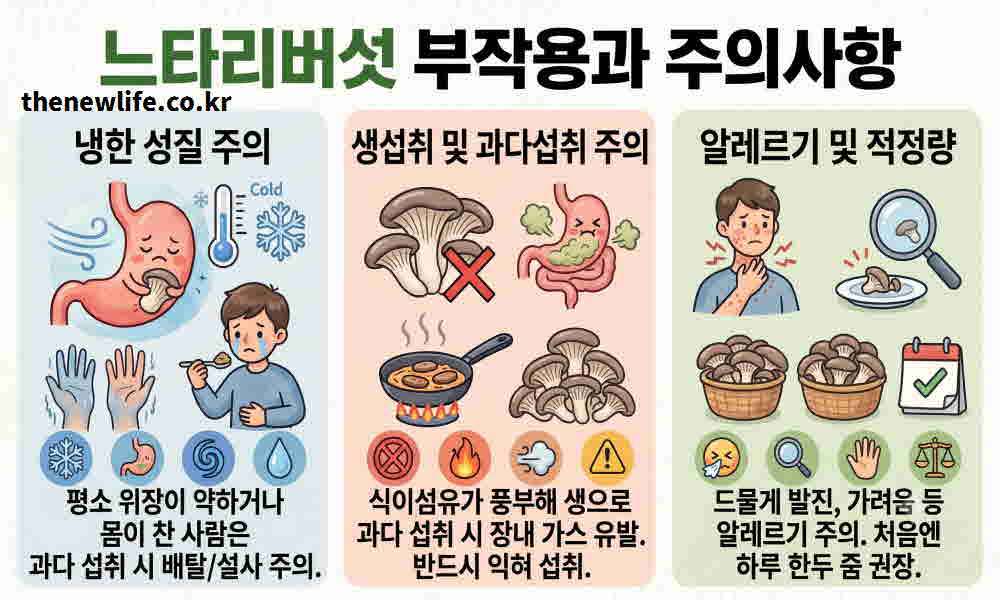 느타리버섯 효능 부작용