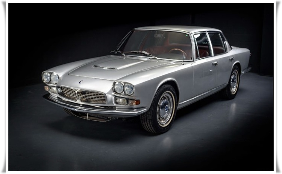 1963년 마세라티 초대 콰트로포르테 클래식 세단 측면 디자인