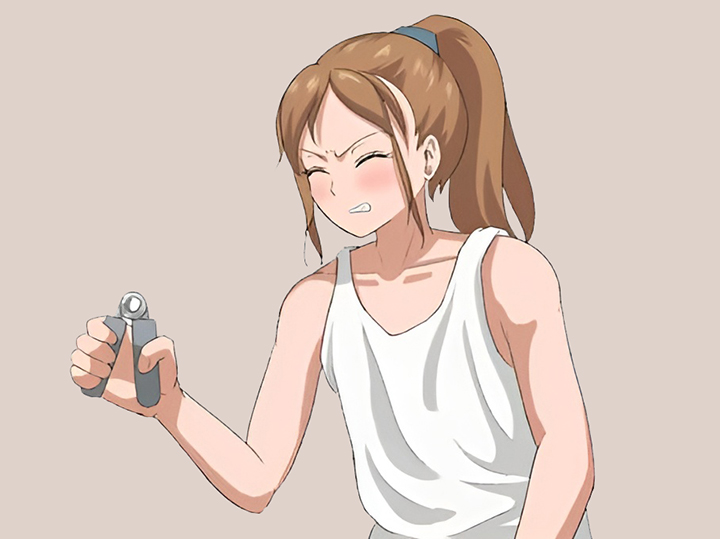 손목운동을-하는-여성