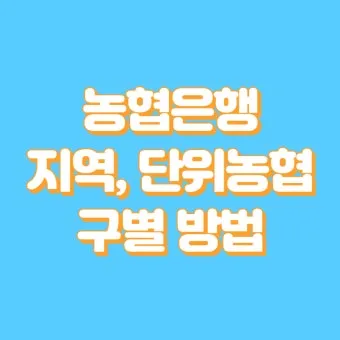 지역농협과 중앙농협 차이점 비교 정리자료_28