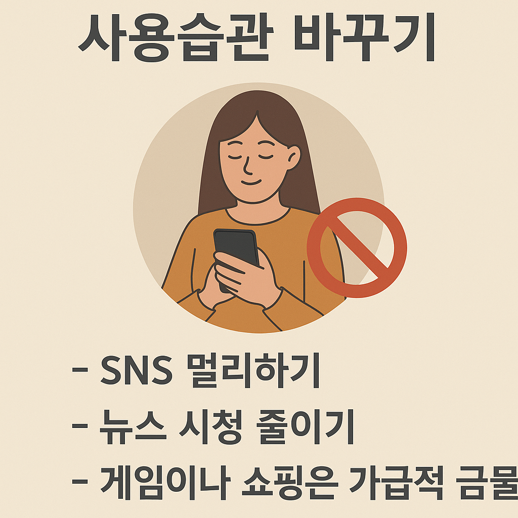 퇴근길 스마트폰 사용습관바꾸기 관련 이미지