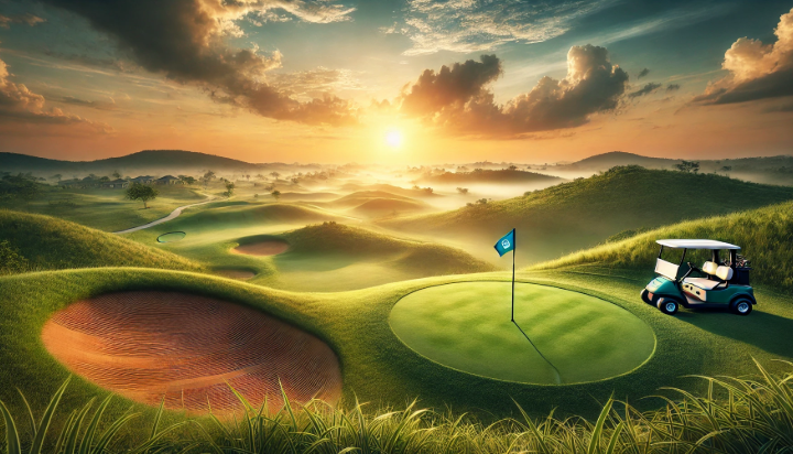 골프 코스 18홀 구성, 주요 구역, 용어, 라운딩 팁 관련 이미지
