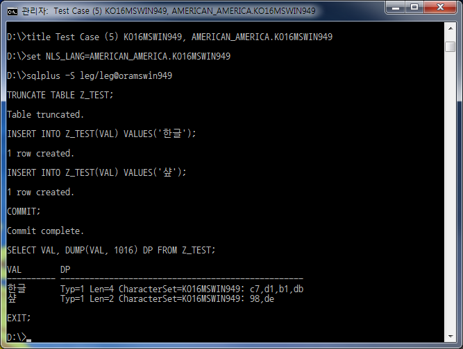 Case #5 실행결과