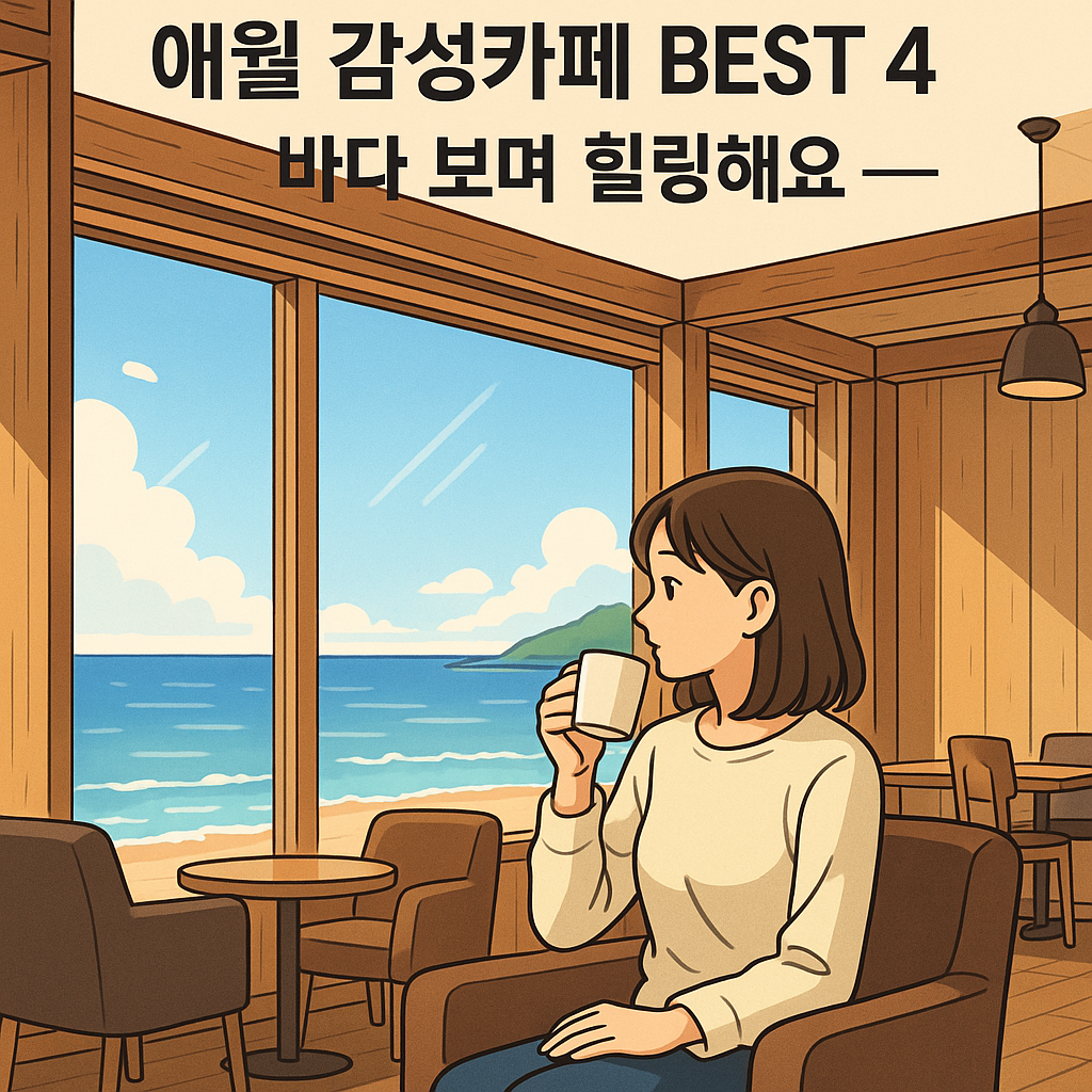애월 감성카페 BEST 4 &ndash; 바다 보며 힐링해요