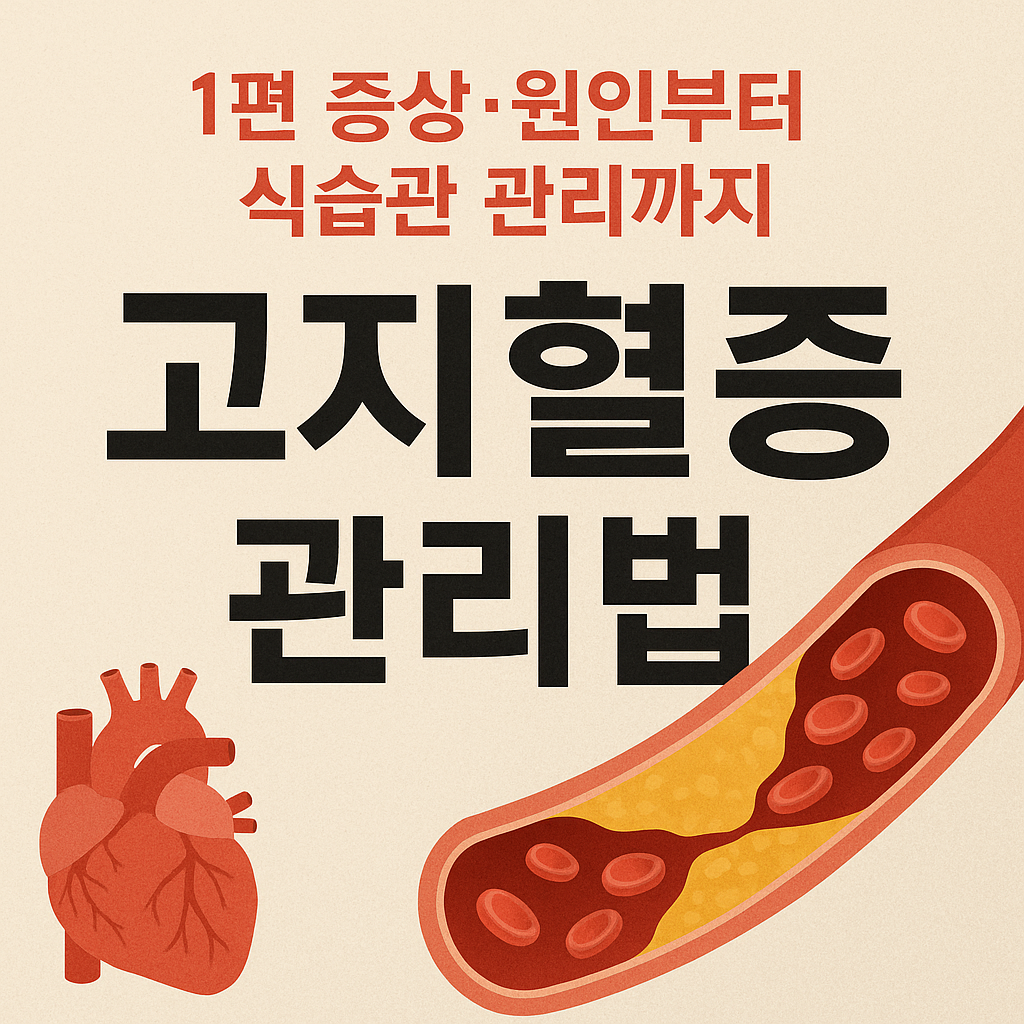 50대 여성 고지혈증 1편: 증상·원인부터 식습관 관리까지 완벽 정리