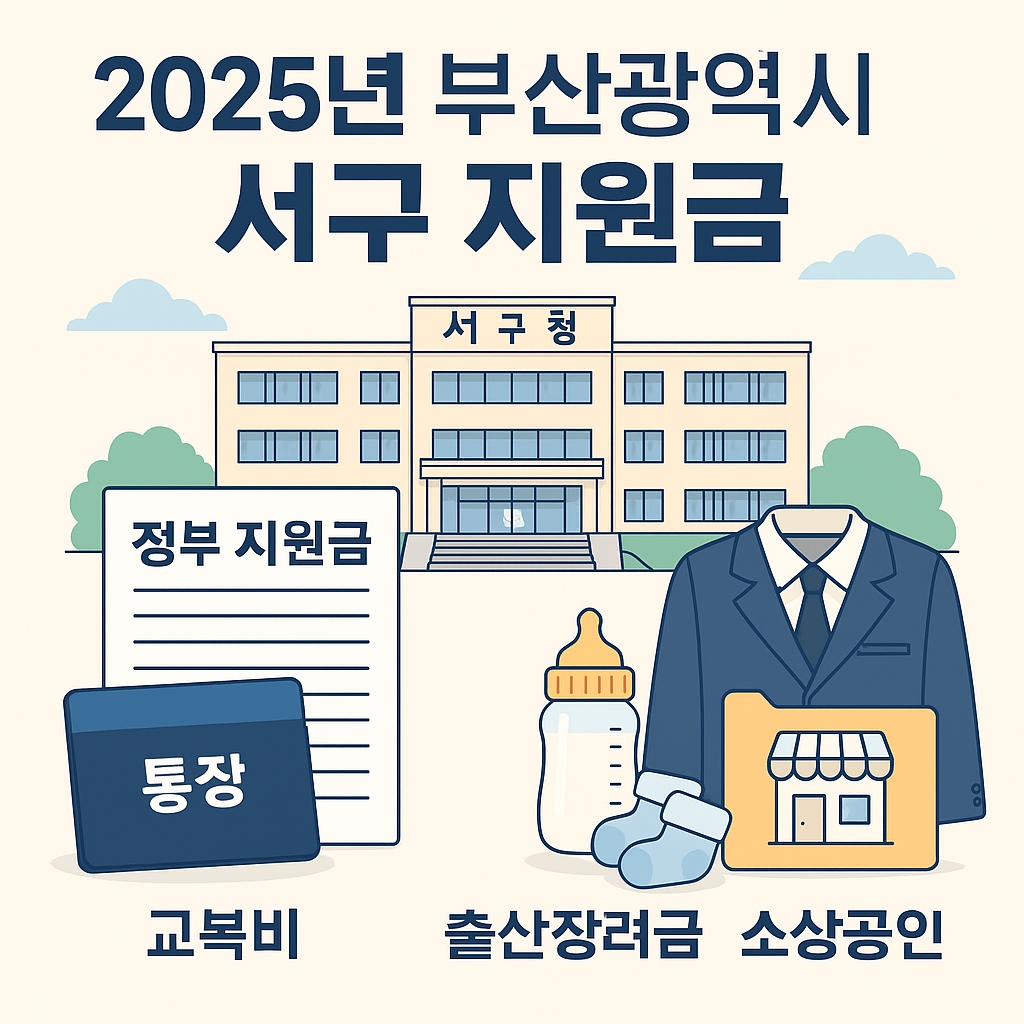 2025년 6월 기준 부산광역시 서구 지원금 안내 및 신청 방법
