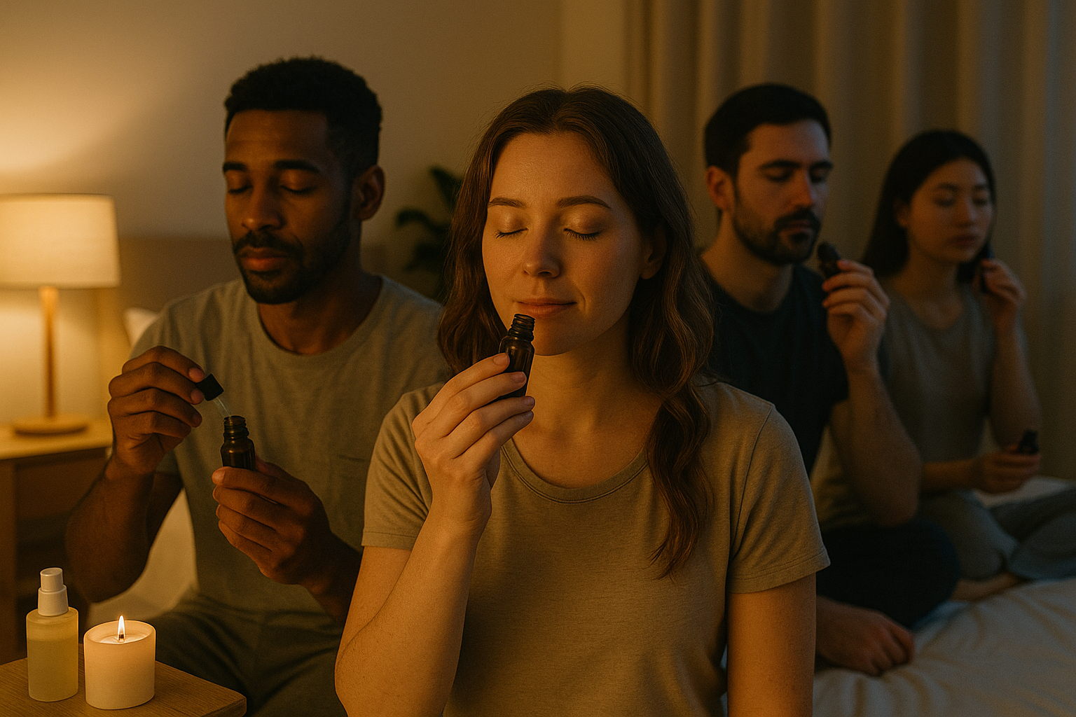 편안한 아로마테라피의 밤