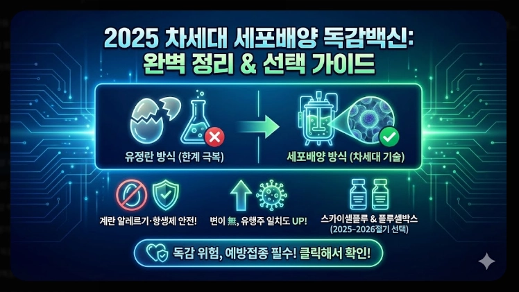 세포배양 독감백신이란