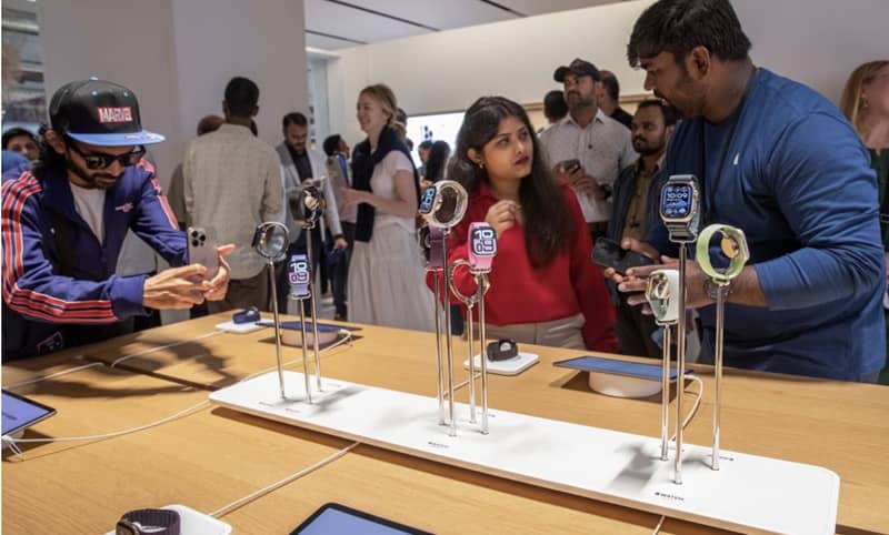 Apple was among the companies gaining on Wednesday. Photo: Samyukta Lakshmi/Bloomberg News