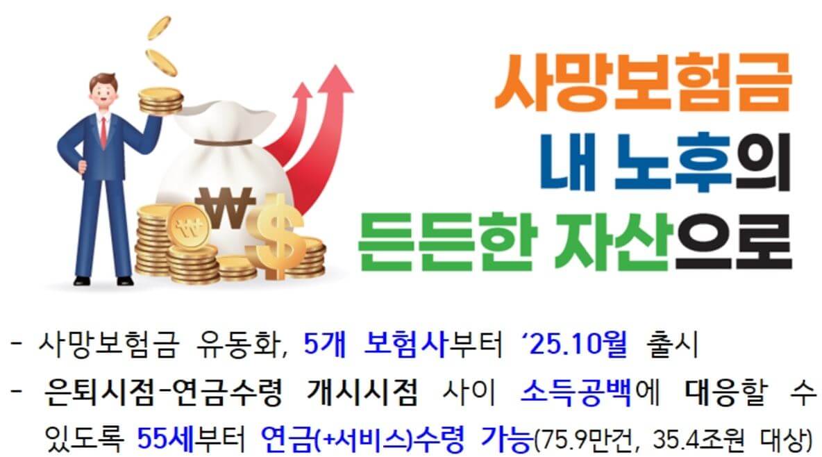 사망보험금 유동화 방법