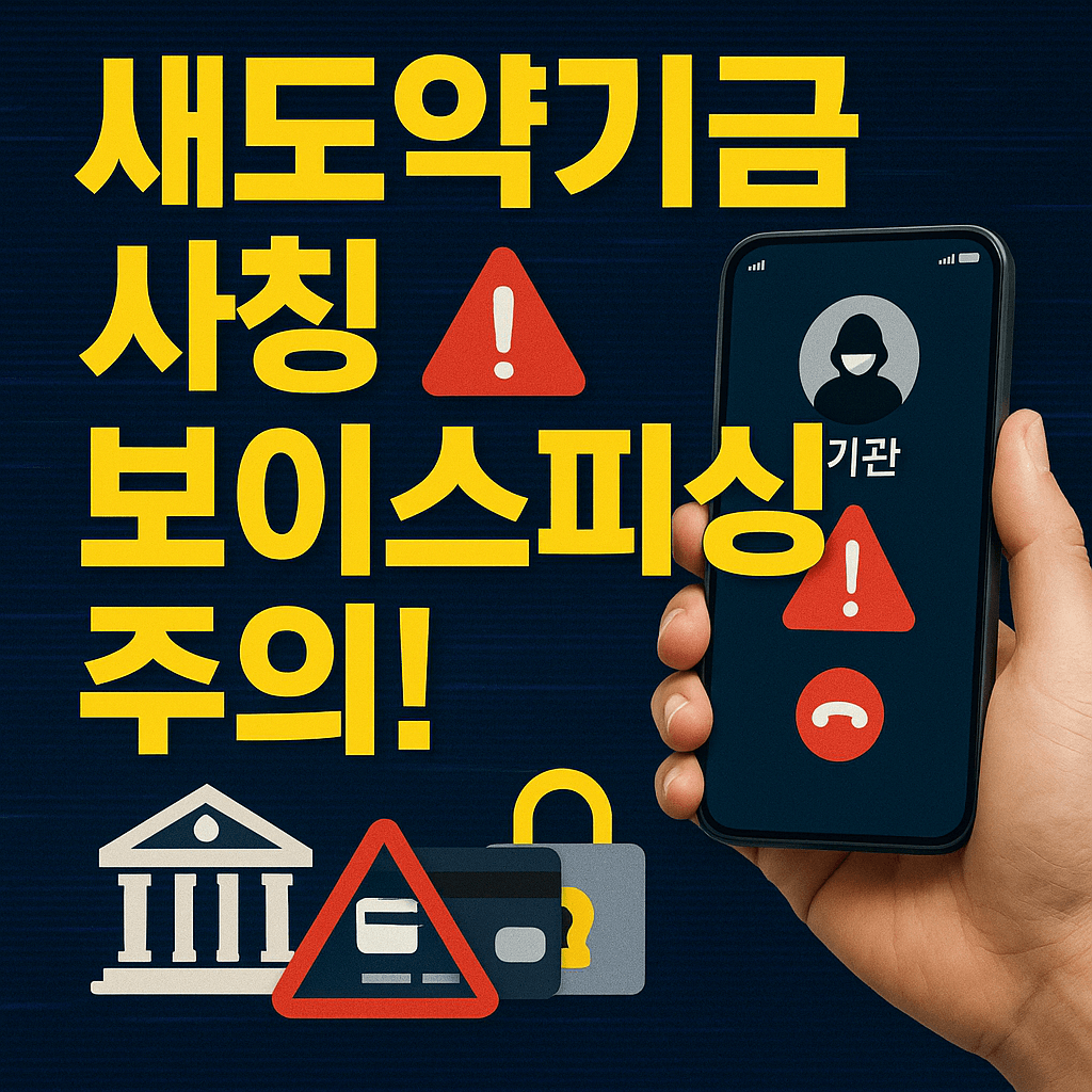 새도약기금 관련 보이스피싱 주의! 썸네일