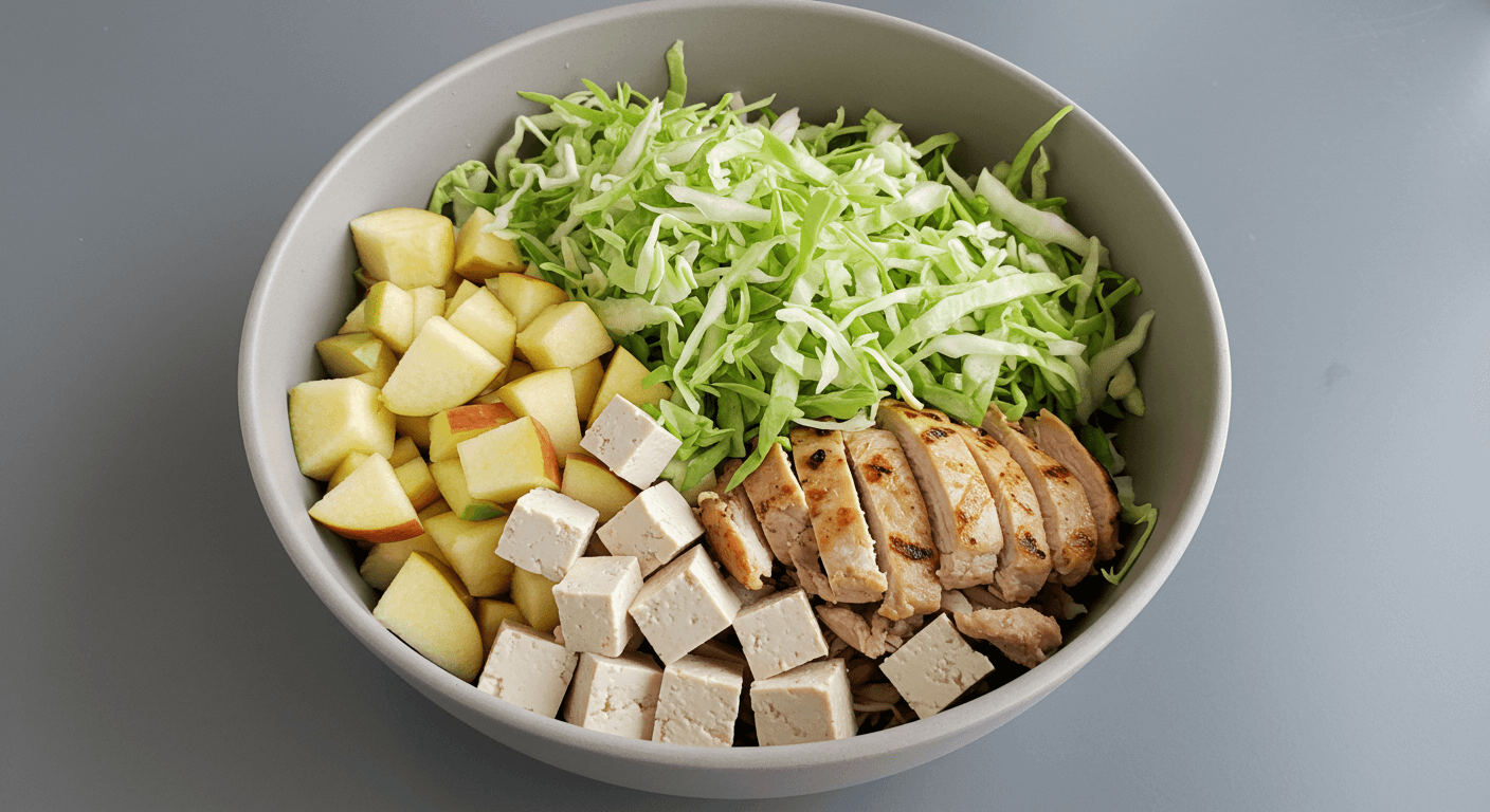 닭가슴살 샐러드 만드는 법, 닭가슴살 샐러드 소스, 드레싱 레시피, 사과 닭가슴살 샐러드, 양배추 샐러드, 두부 샐러드, 닭가슴살 샐러드 거자소스, 발사믹 드레싱, 땅콩소스