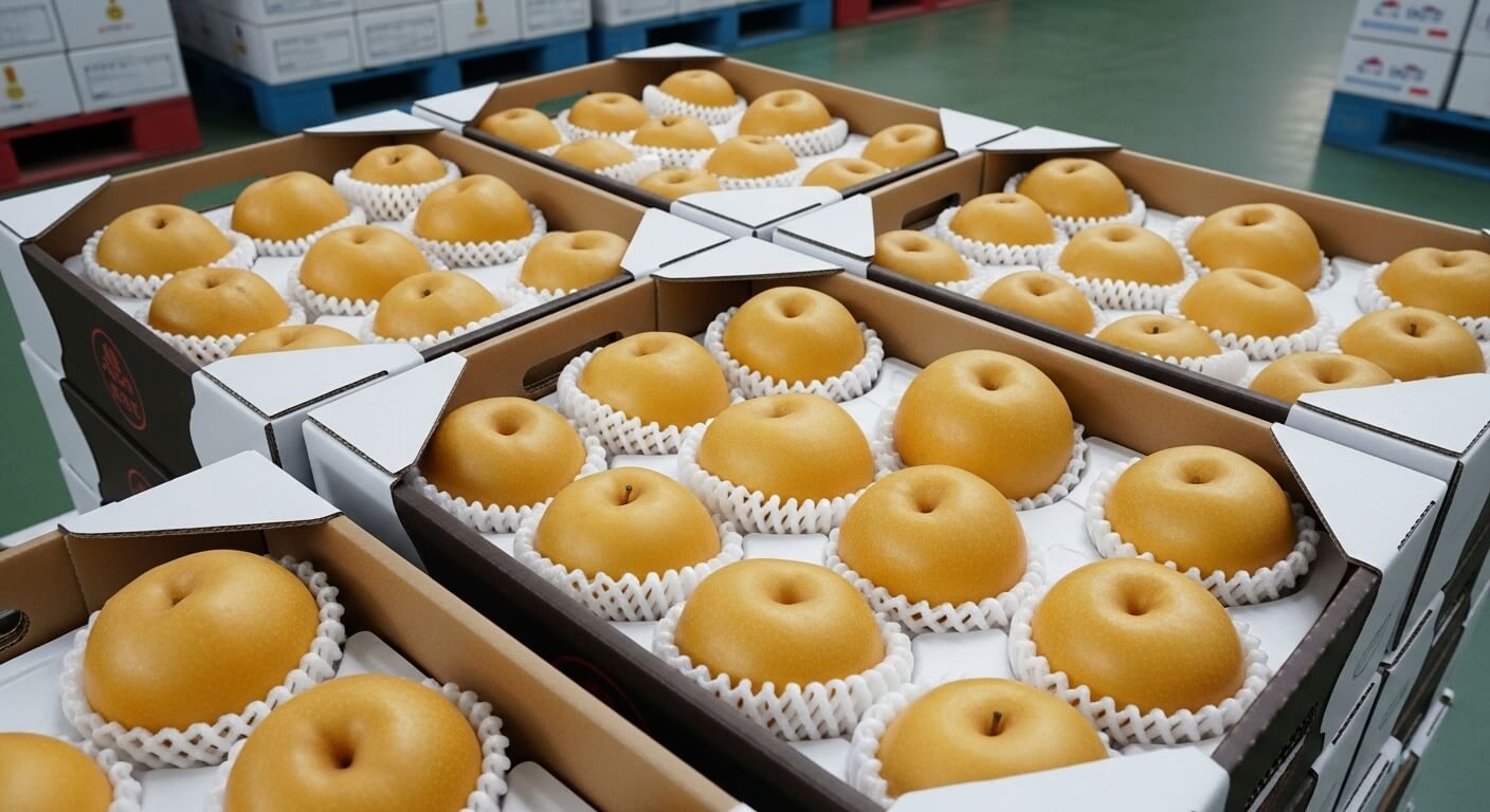 황금배: 저장성 높은 수출 유망 품종