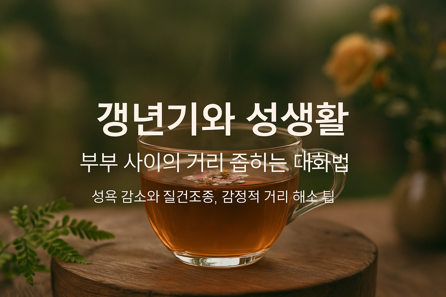 갱년기 성생활 관련 이미지