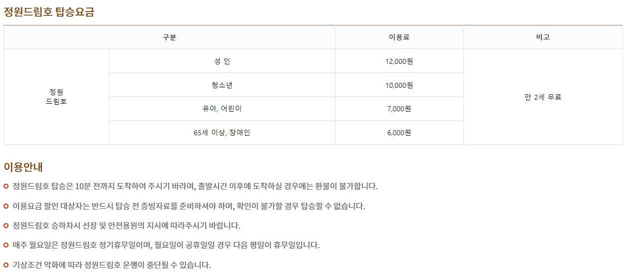 순천만 국가정원 동문 정원드림호 (주차장, 매표소, 편의시설)_24년4월10일 기준 사진