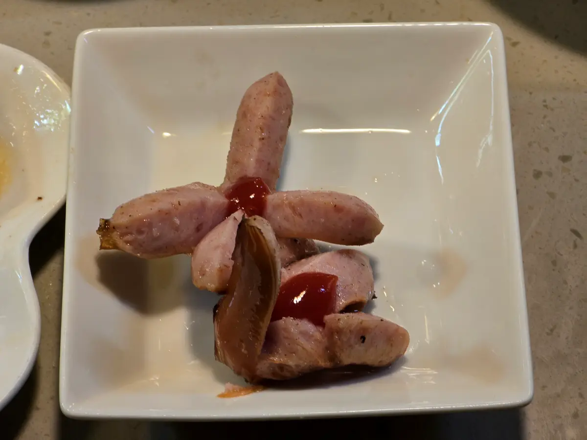 즐거운 술상 16번째 코스 음식: 소시지