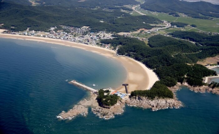 만리포-해수욕장