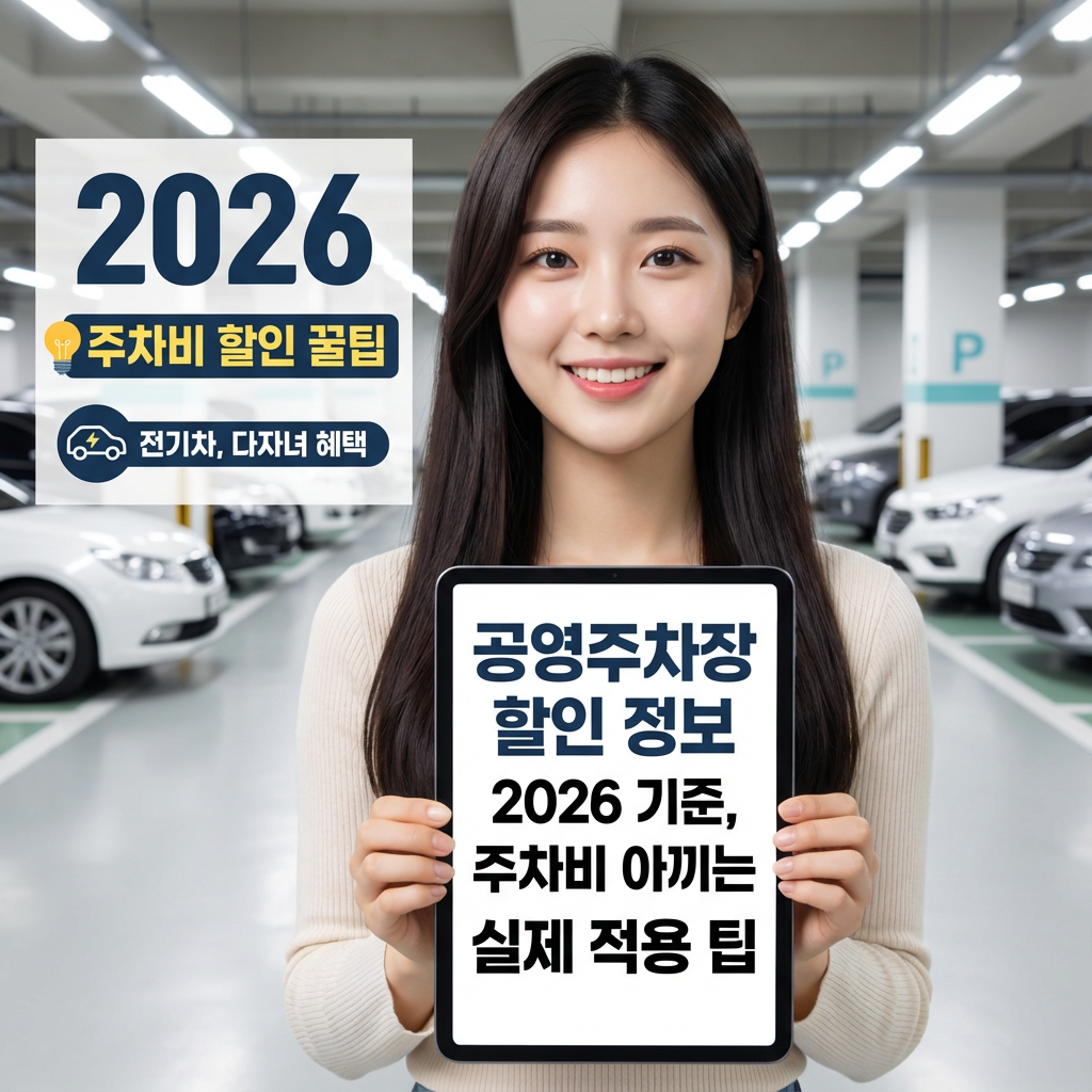 공영주차장 할인 정보 2026 기준 ｜ 주차비 아끼는 실제 적용 팁