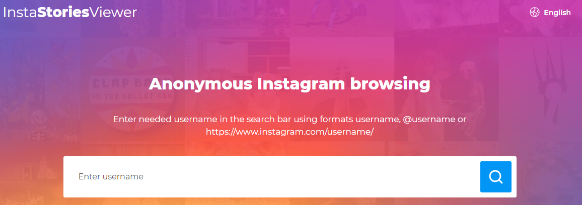 인스타그램 스토리 남이 모르게 보는 사이트InstaStoriesViewer